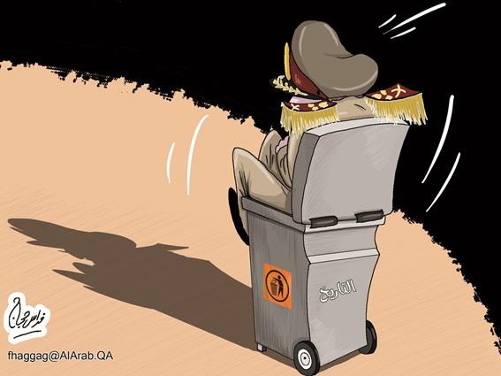 صورة.. صحف قطرية تنشر رسوما "كاريكاتورية" تسخر من "السيسي"