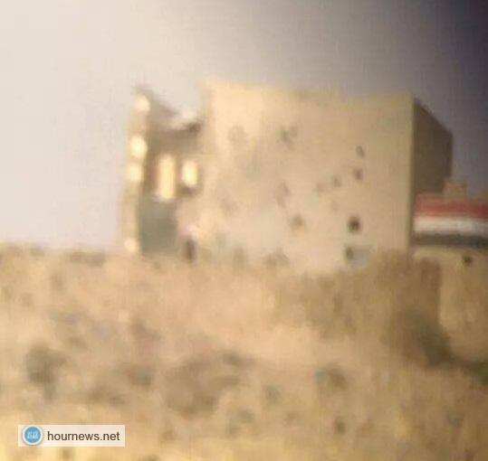 بالصور قبل وبعد القصف: قلعة الصفراء الأثرية بصعدة تتعرض للقصف السعودي