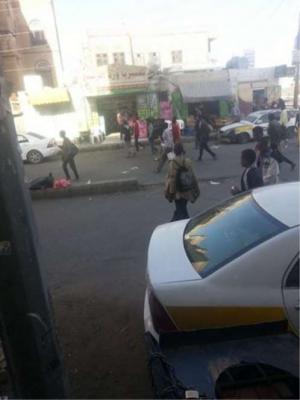 بالصورة: فرار عشرات الصوماليين من سجن الهجرة والجوازات بصنعاء