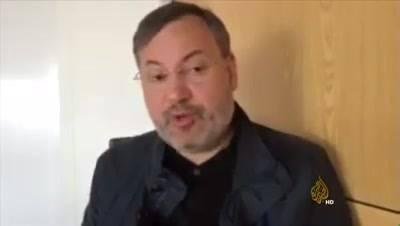أول فيديو لمذيع الجزيرة أحمد منصور بعد القبض عليه بألمانيا