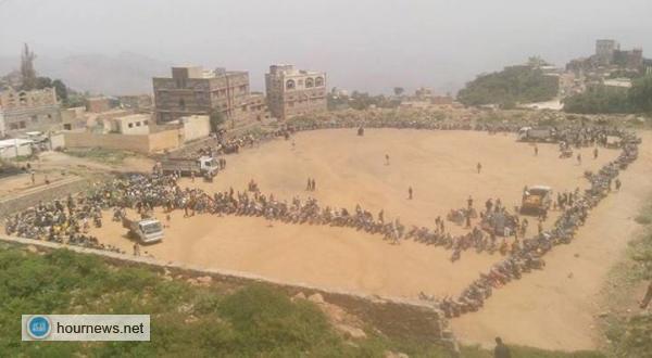 صورة مذهلة من المحويت لأصحاب الدراجات النارية