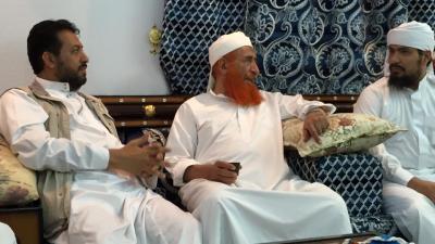 شاهد أولى الصور للشيخ عبد المجيد الزنداني بعد وصوله الى السعودية