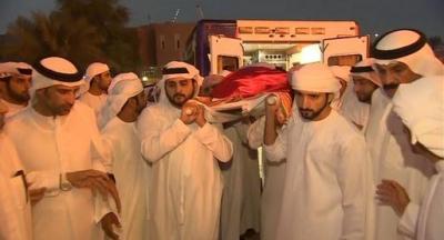 بالصور .. تشييع جثمان راشد بن محمد آل مكتوم الى مثواه الأخير (سيرته الذاتية)