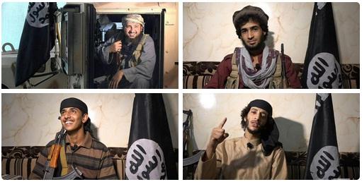 عاجل: شاهد صور الانتحاريين الاربعة الذين استهدفوا مقر حكومة بحاح ومقر القوات الإماراتية في عدن