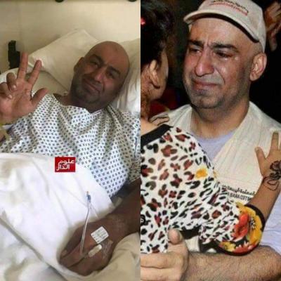 شاهد صور موظف الهلال الأحمر الإماراتي التي ابكت الآلاف في عدن