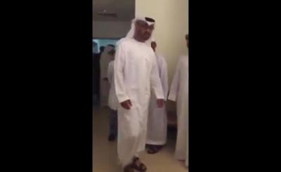 فيديو يثبت إصابة نجل حاكم أبو ظبي "ذياب محمد بن زايد"