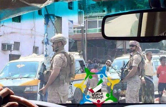 صور نجل ولى عهد أبو ظبى بالزى العسكرى في شوارع اليمن تثير تويتر