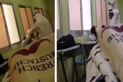 فيديو: معلم يضرب طالباً في إحدى مدارس الإمارات بطريقة وحشية
