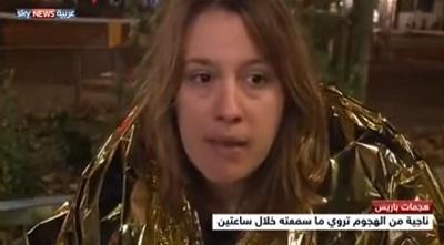 شاهد.. ناجية من هجمات باريس: كانت مذبحة .. القتلى في كل مكان