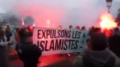 بعد هجمات باريس.. فرنسا تتظاهر ضد المسلمين وحرق للمساجد في إسبانيا وهولندا (فيديو)