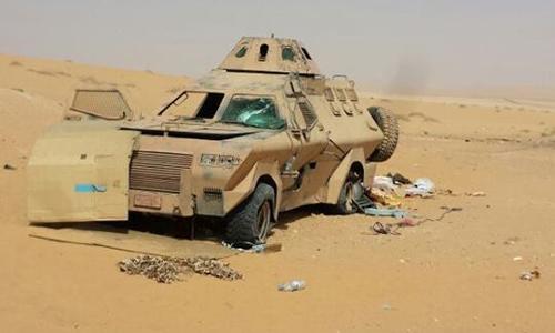 سقوط قتلى وتدمير مدرعات من الحوثيين في تصدي المقاومة لهجوم عنيف من الحوثيين في الصفراء بين مأرب والجوف