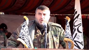 مقتل قائد جيش الاسلام زهران علوش  بغارة روسية في ريف دمشق