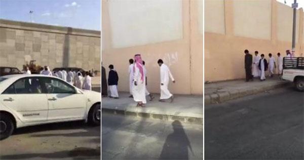 فيديو: معلم في مكة يخلع ثوب التعليم ويرتدي ثوب رجل المرور لضمان سلامة طلابه