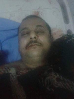 شاهد أول صورة للمحامي "فيصل الاسدي" بعد مقتله عصر اليوم بصنعاء (صور + تفاصيل مقتله)