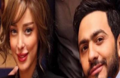 زوجة تامر حسني تكشف سر هروب زوجها من فتاة المسرح في الكويت