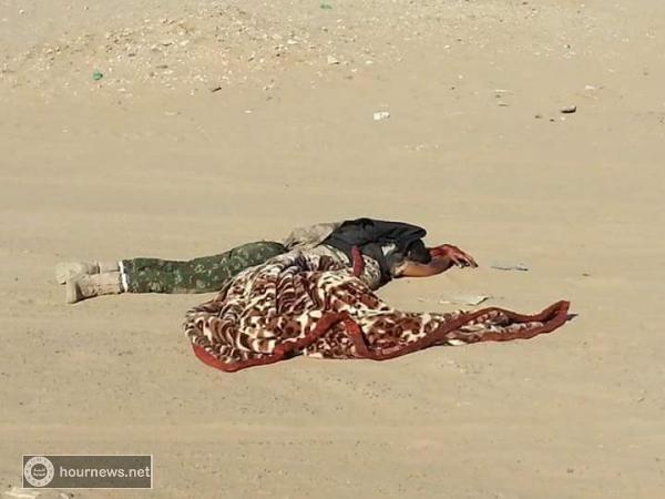العثور على جثة جندي مقتول ومرمية في مأرب (صورة)