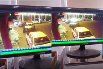 فيديو: وقوف خاطئ يتسبب بمضاربة حامية في محطة وقود