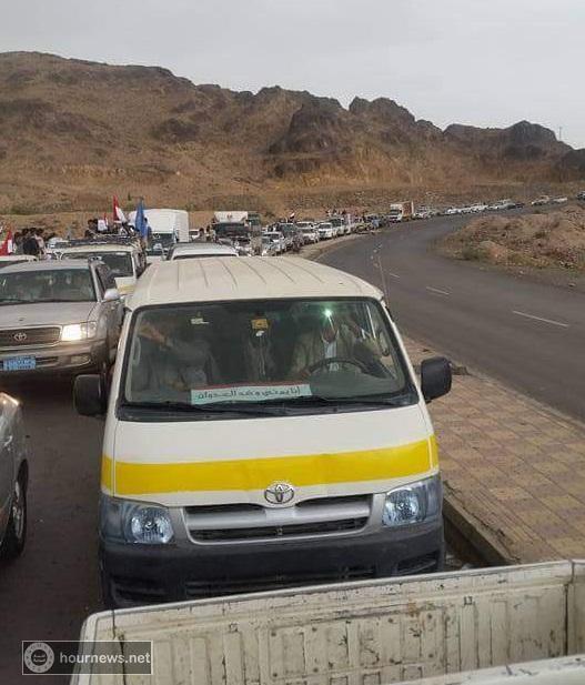طلائع حشود المؤتمريين تصل إلى صنعاء، والحوثييين يستعينون بخطباء الجوامع (صورة)