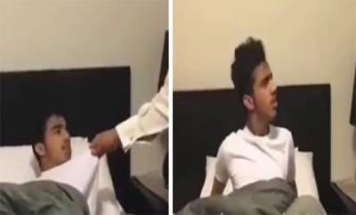 بالفيديو: أب يمازح ابنه قم من النوم طلقت أمك.. شاهد ردة فعل الولد