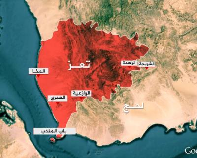 سقوط مدوي لمركز مديرية الوزاعية والقريبة من باب المندب في أيدي الحوثيين بعد هجوم مباغت