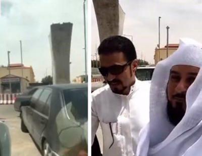 فيديو: العريفي يترجل من سيارته لإنهاء خلاف بين شابين بالرياض بعد صلاة الجمعة