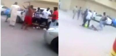 تفاصيل اشتباكات عنيفة بالسواطير والرصاص التي اندلعت بالرياض بين يمنيين وسعوديين بالرياض - فيديو
