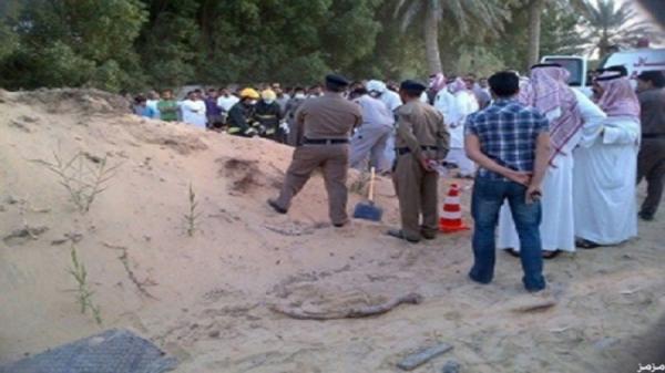 السعودية.. تفاصيل مريعة عن حادثة دفن 5 هنود أحياء بالقطيف..صور