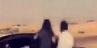 أمن الطرق السعودي يلقي القبض على رجل كان يقود سيارة وبجواره امرأة ادعى أنها اخته (ماذا كانا يفعلان؟)