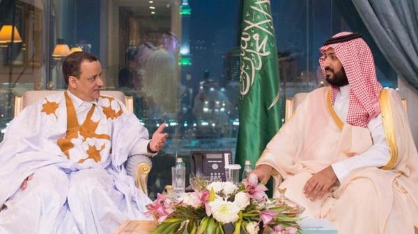 المبعوث الأممي يلتقي بوزير الدفاع السعودي «محمد بن سلمان» ورئيس الاستخبارات السعودي لبحث حل الأزمة اليمنية