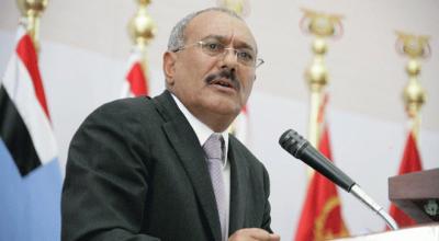 الرئيس السابق علي عبدالله صالح يوجه كلمة لأتباعه بمناسبة عيد الفطر المبارك (نص الكلمة)