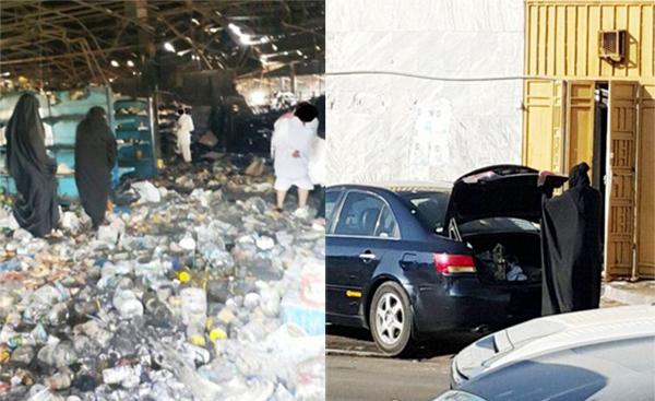 السعودية: اندلعت النيران بمحل تجاري شهير في تبوك فأجهزت النساء على ما تبقى من محتوياته - صور