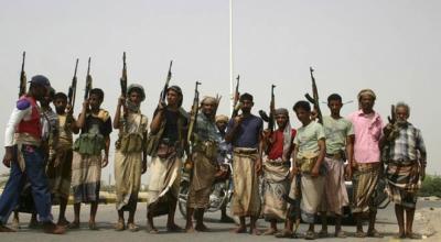 مسلحون من القاعدة يختطفون احد عناصر اللجان الشعبية بابين ويقومون بتصفيته ويغتالون اخر بزنجبار