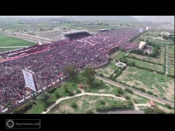 شاهد اجمل صور للحشود التي حضرت إلى السبعين