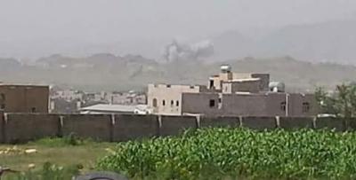قصف عنيف جديد على النهدين .. امام ناظر حشود السبعين