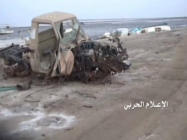 الجيش الوطني يتعرض لمجزرة مروعة في ميدي (صور)