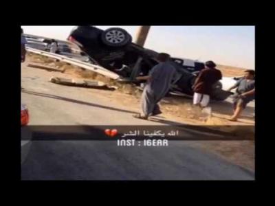 فيديو يوثق لحظة وفاة أشهر مفحط في السعودية “شاهد”