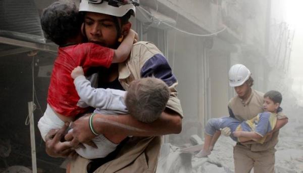 بالصور.. 11 "عمران" جديدا في حلب وسقوط عشرات القتلى والجرحى بقنابل ارتجاجية