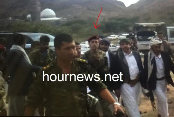 اول صورة للرائد خالد علي عبدالله صالح اثناء ظهوره اليوم بصنعاء