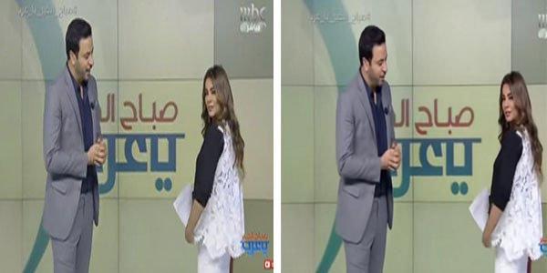 فيديو: مذيع MBC يغازل زميلته على الهواء مباشرة