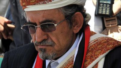 الشيخ " الأحمر " يطلق تحذير هام بعد استهداف خيمة عزاء اللواء الشدادي بمدينة مأرب
