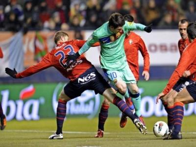 اوساسونا يقلّص آمال برشلونة باللقب في الدوري الاسباني