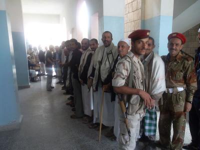 (بالصور): اقبال كبير من الجماهير للمشاركة في الانتخابات الرئاسية المبكرة في العاصمة صنعاء (صوتك يحمي اليمن) (بالصور): اقبال كبير من الجماهير للمشاركة في الانتخابات الرئاسية المبكرة في العاصمة صنعاء (صوتك يحمي اليمن)