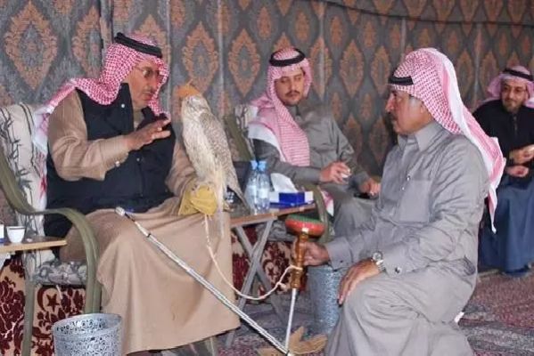 شاهد.. ولي العهد السعودري يخرج في رحلة برية لممارسة الصيد بالصقور يرافقه أخيه