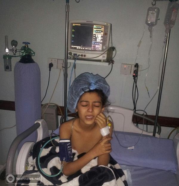 فتاة يتيمة الاب تنشد من فاعلي الخير مساعدتها لاجراء عملية جراحية بالدماغ (صور)