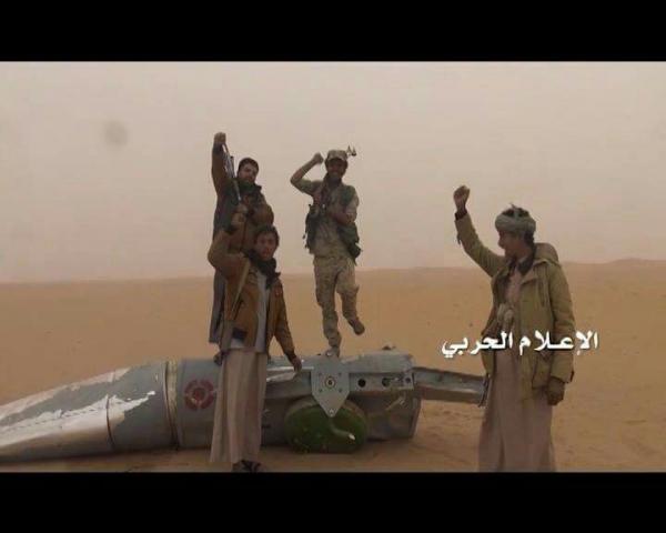 الحوثييون يثبتون اسقاطهم لطائرة F16 الأردنية بهذه الصور!