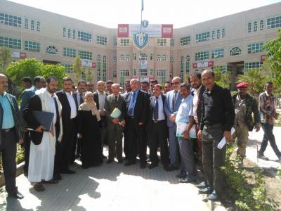 لجنة التعليم العالي والبحث العلمي تباشر نزولها الميداني الى جامعة 21 سبتمبر 