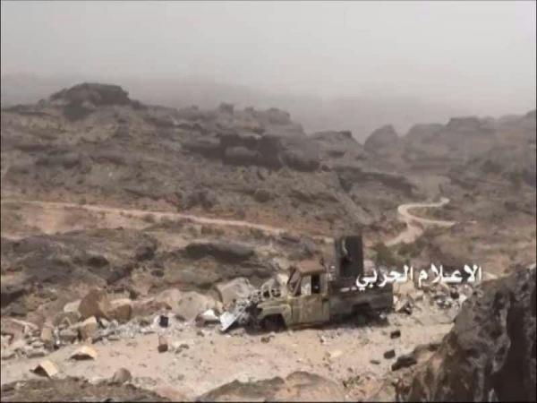 الحوثيون يقتحمون موقعين سعوديين في منطقة عسير ويدمرون عدد من الاليات (اسماء المواقع + صور)