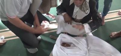 مقتل امرأة في تعز أمام اطفالها برصاصة قناص حوثي