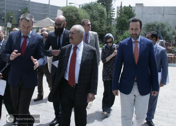بالصور: هذا ما نشره صالح في صفحته بفيسوك قبل ساعات، ونص كلمته لرئيس اللجنة الدولية للصليب الاحمر