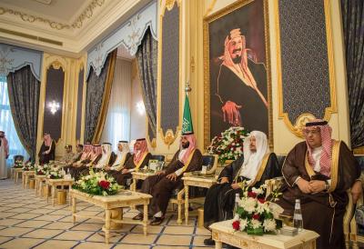 «محمد بن سلمان» يلتقي أعضاء مجلس النواب اليمني بالرياض.. والإعلام يرفض نشر عددهم (صور)